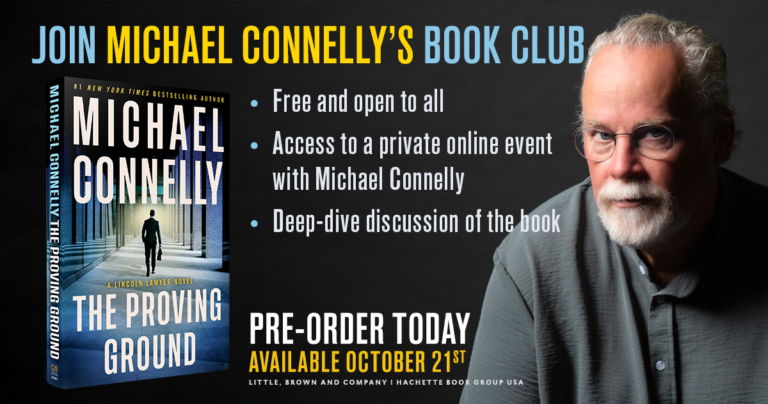 Rejoignez vous aussi le Book Club de Connelly !